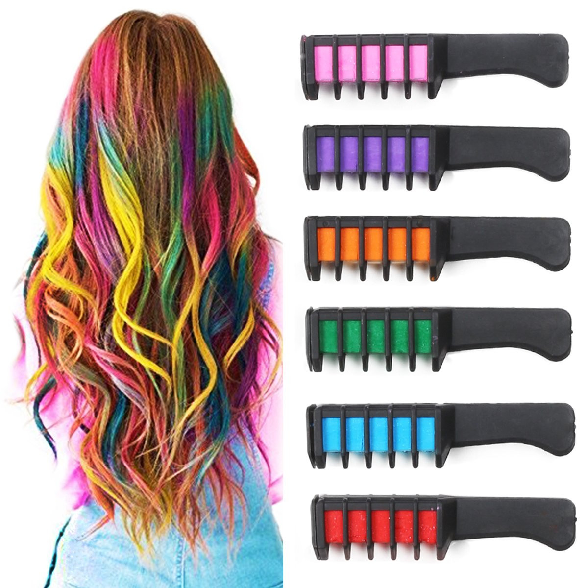 Washable Hair Coloring For Kids
 Amazon Temporary Hair Chalk b Washable Hair Color