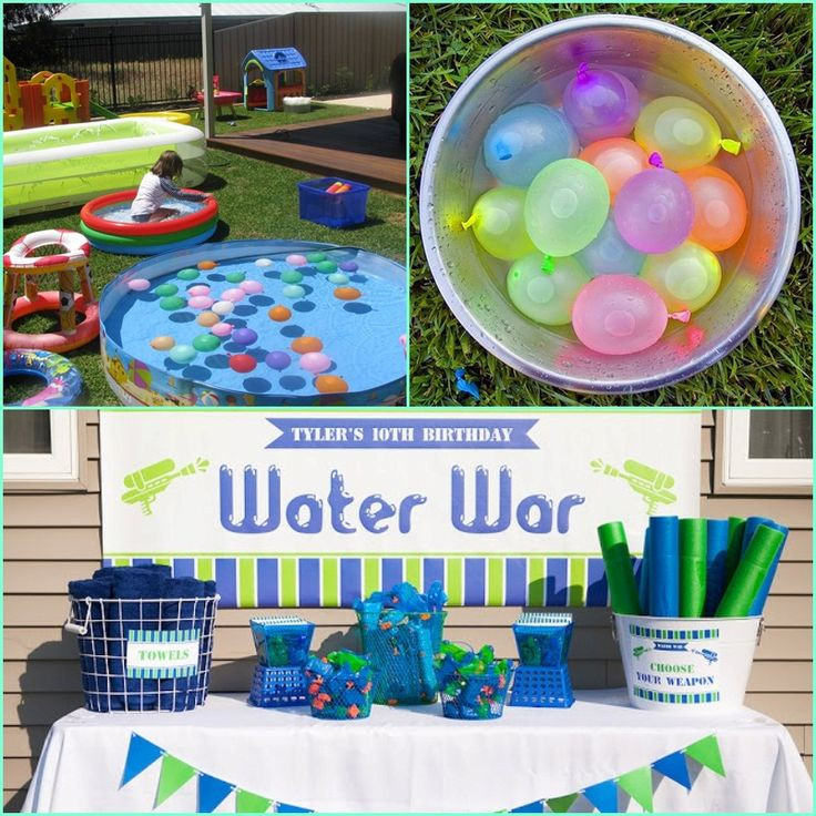 Water Birthday Party
 water party ideas