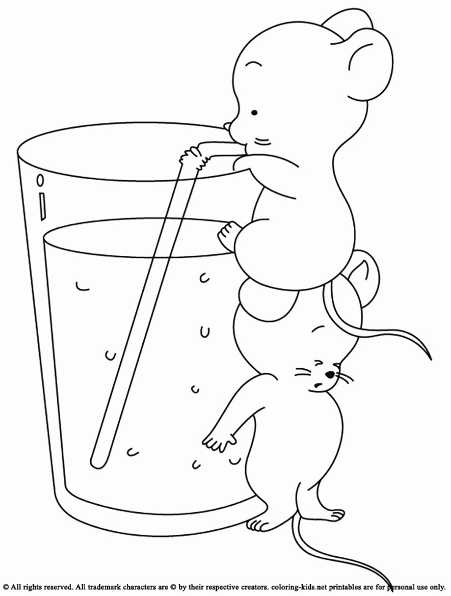 Water Coloring For Kids
 Coloring Page Drinking Water Coloring Home