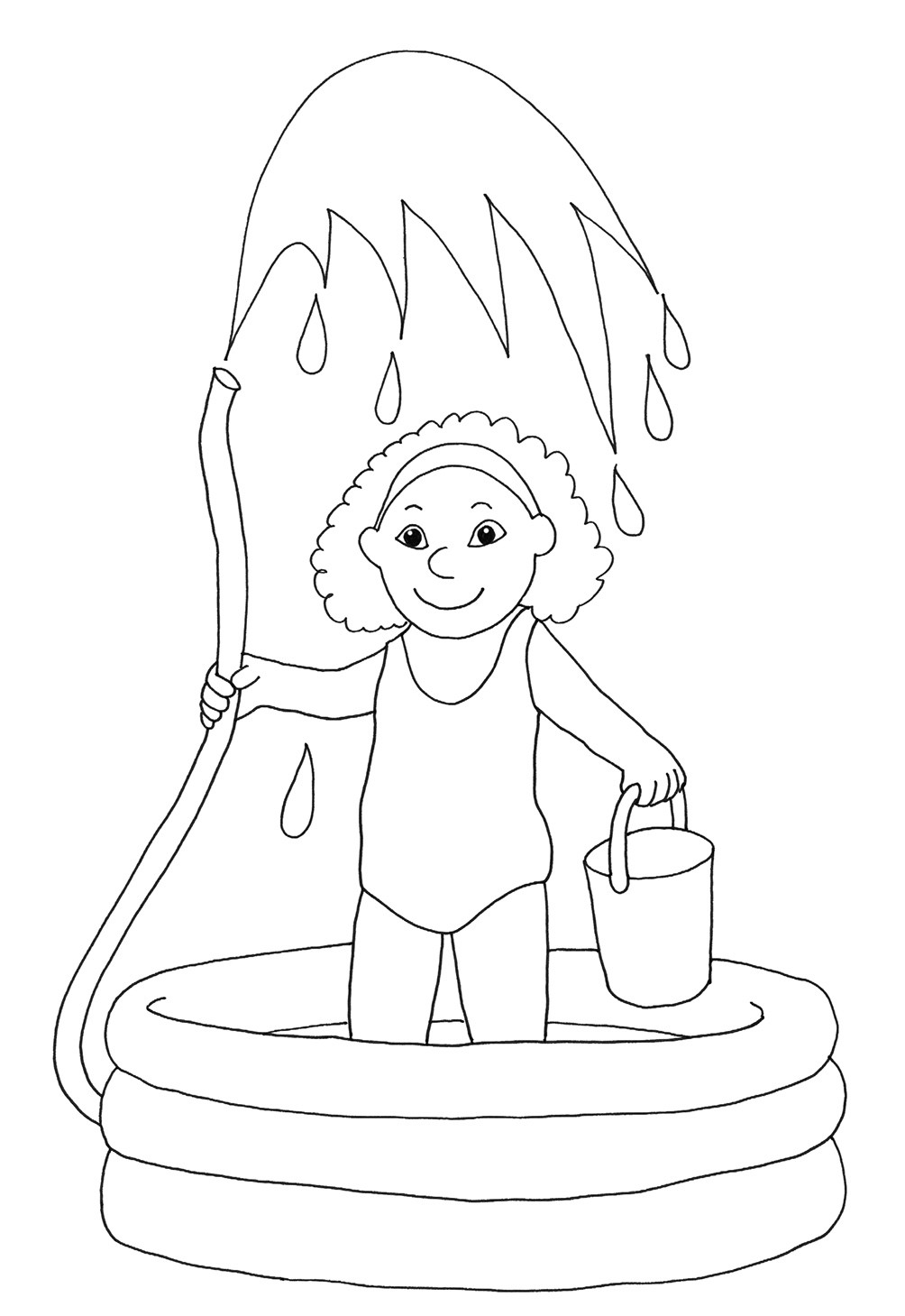 Water Coloring For Kids
 Summer Coloring Pages to Print