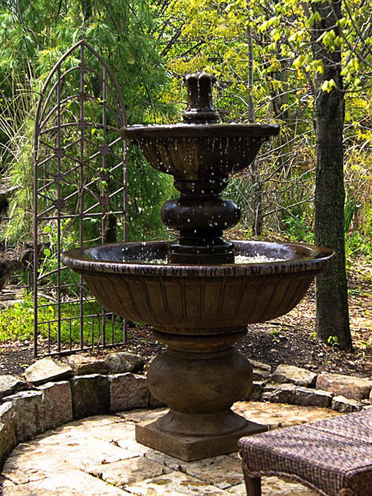Water Fountain Backyard
 Siena Outdoor Water Fountain