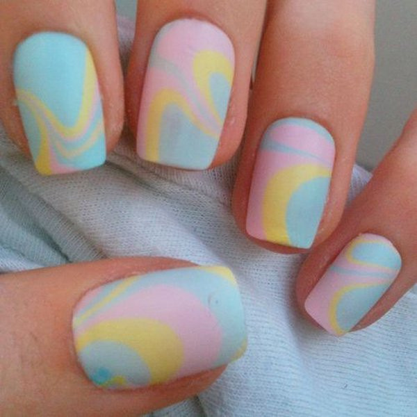 Water Marble Nail Art Design
 40 Awesome Water Marble Nail Art Designs You ll Want To