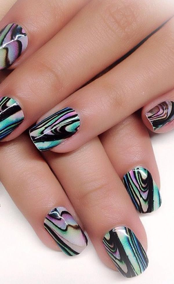 Water Marble Nail Art Design
 32 Adorable Water Marble Nail Art That Can Make You Look