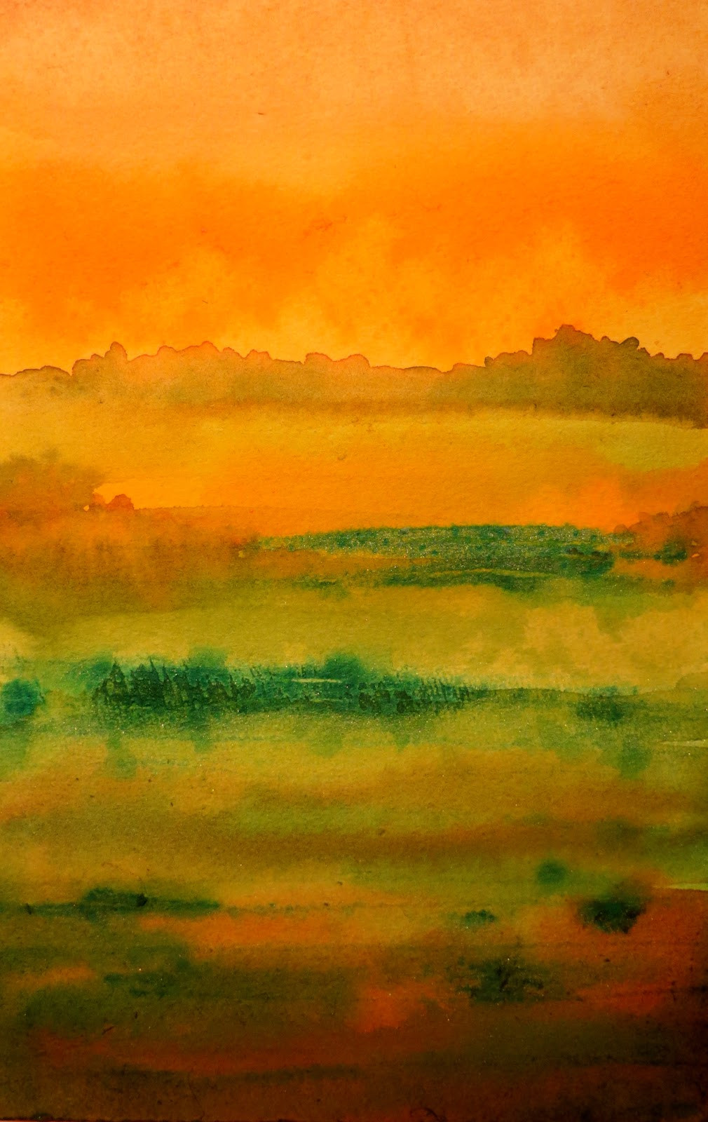 Watercolor Landscape Paintings
 The Painted Prism WATERCOLOR WORKSHOP Painting an