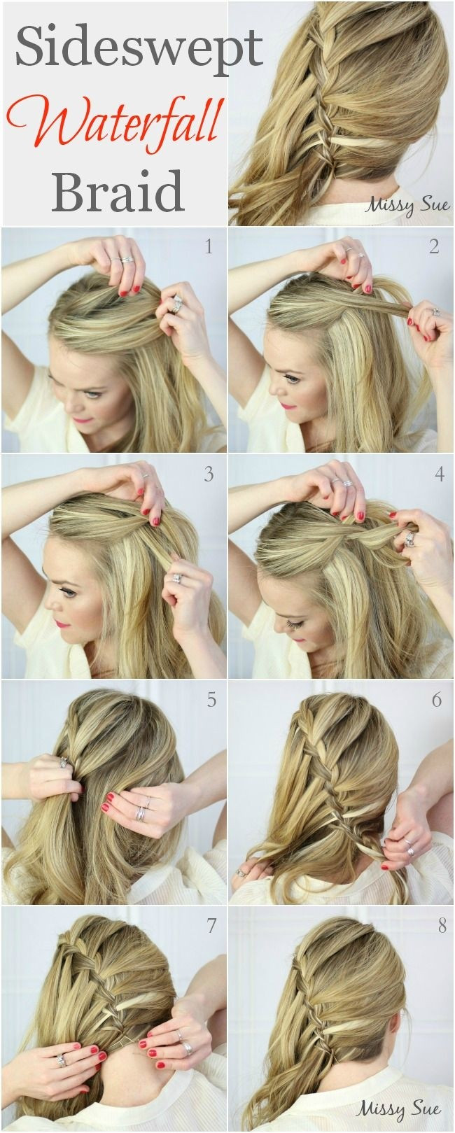 Waterfall Braid Hairstyle
 10 Best Waterfall Braids Hairstyle Ideas for Long Hair