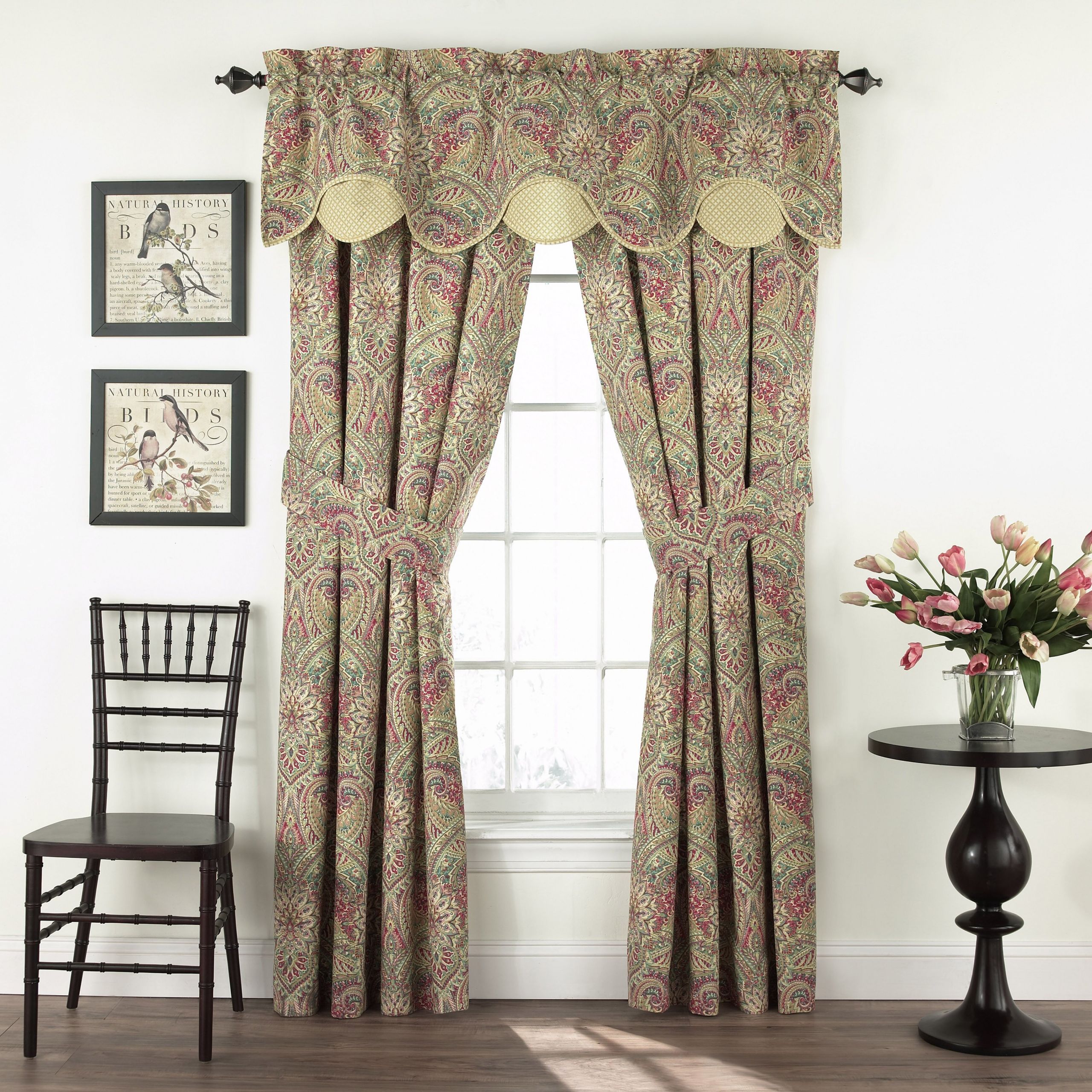 Waverly Kitchen Curtains
 Waverly Swept Away 60" Curtain Valance & Reviews