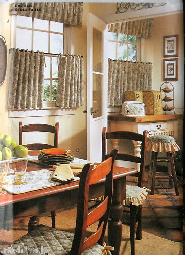 Waverly Kitchen Curtains
 Waverly Kitchen pattern cafe curtains appliance cover