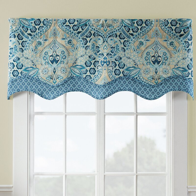 Waverly Kitchen Curtains
 Waverly Moonlit Shadows Wave Window Curtain Valance