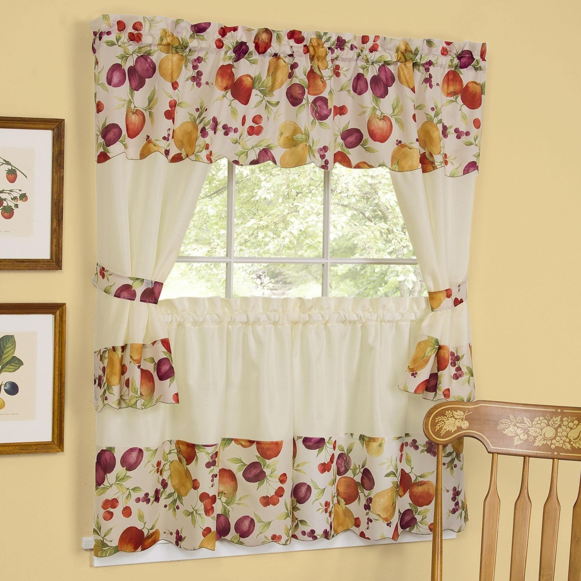 Waverly Kitchen Curtains
 Waverly Kitchen Swag Valance Curtains The Creative Room