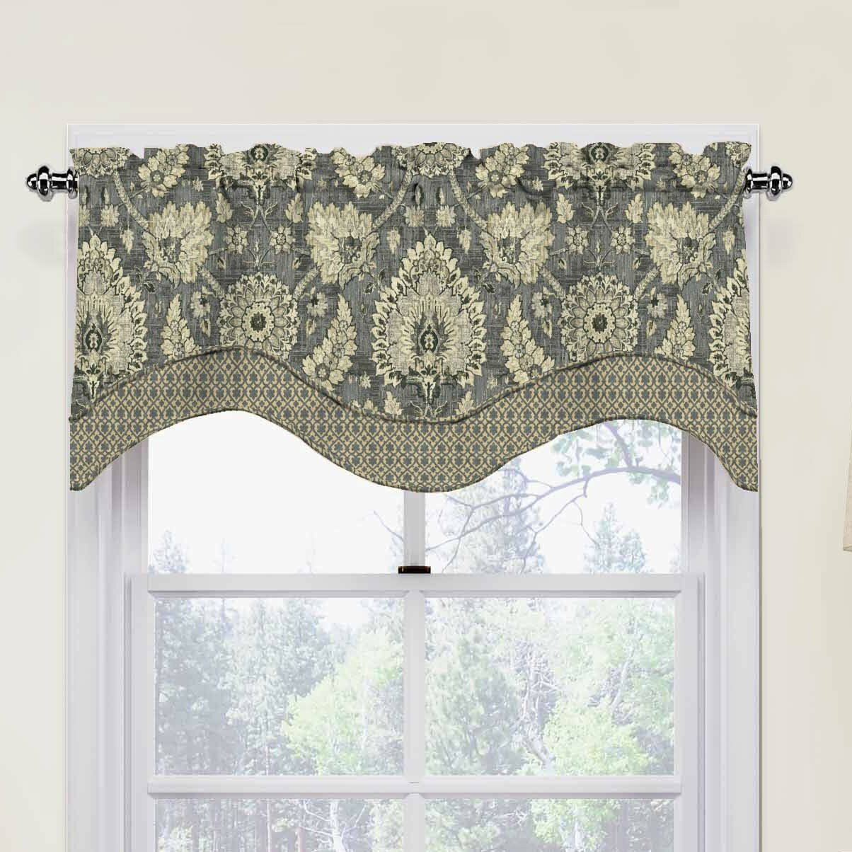 Waverly Kitchen Curtains
 Waverly Clifton Hall 52" Scalloped Curtain Valance