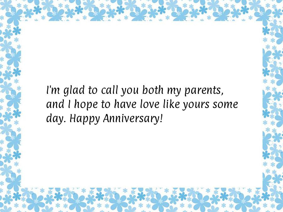 Wedding Anniversary Quote For Parents
 50th Anniversary Wishes for Parents