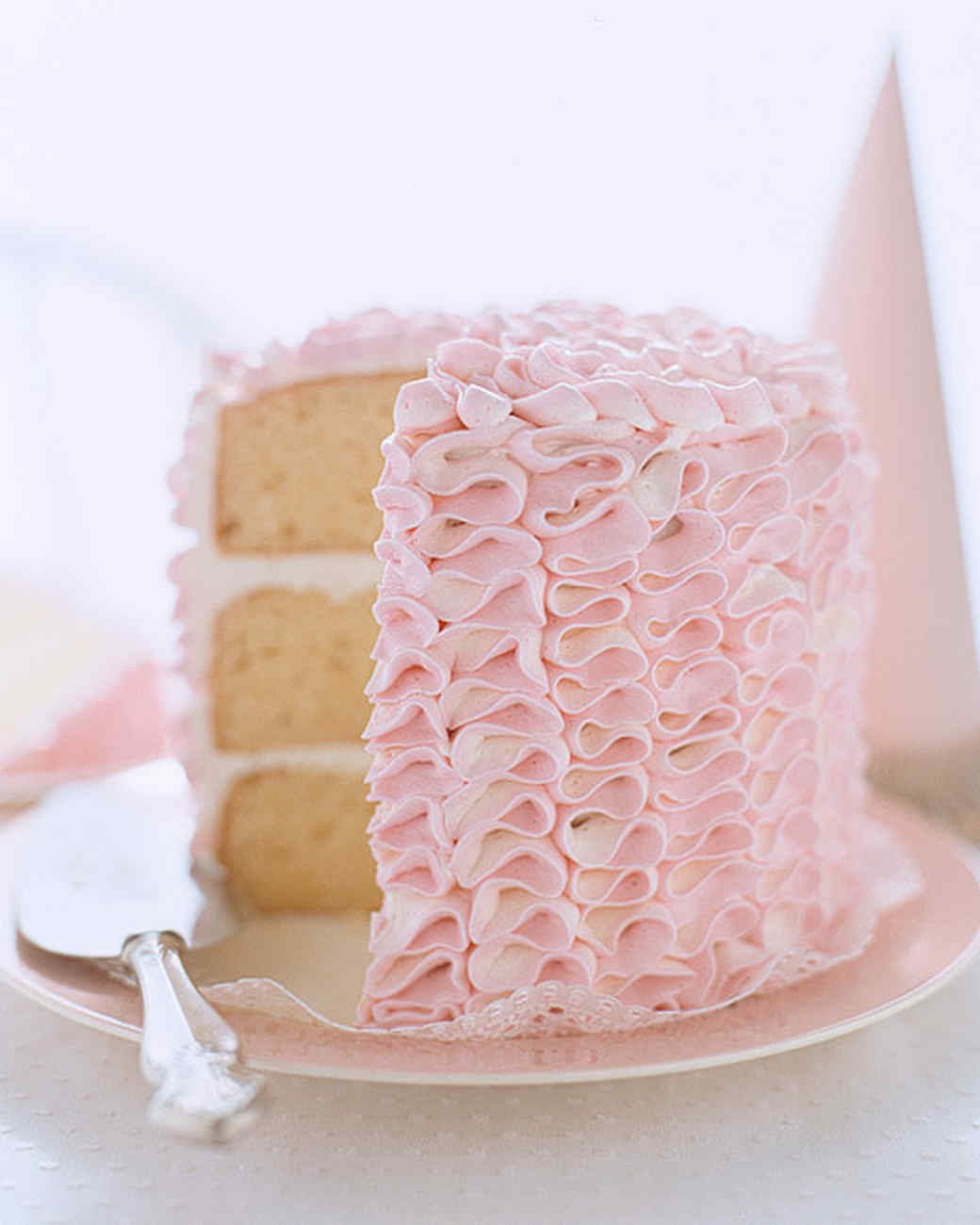 Wedding Cake Recipes Martha Stewart
 Ruffle Tower Cake Recipe
