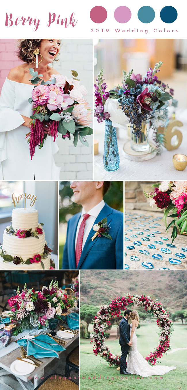 Wedding Color Schemes For Summer
 Top 10 Wedding Color Trends We Expect to See in 2019