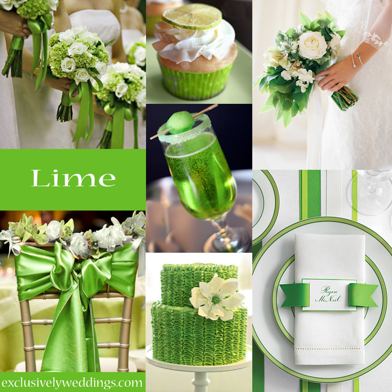 Wedding Colors Green
 Signature Wedding Cocktail