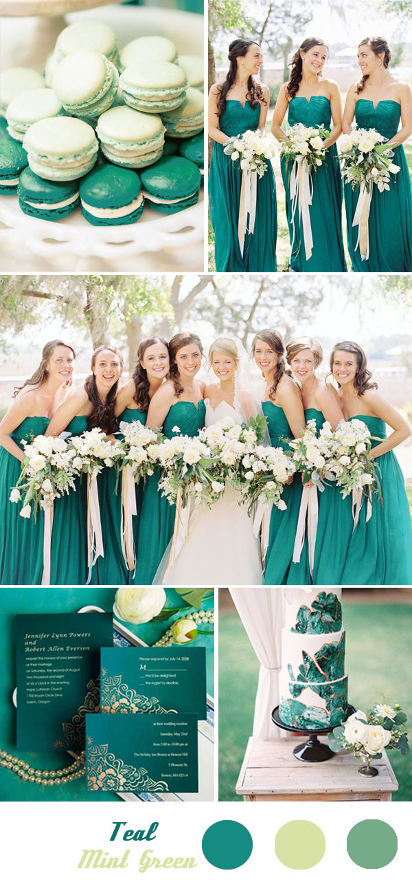 Wedding Colors Green
 Five Fantastic Spring and Summer Wedding Color Palette