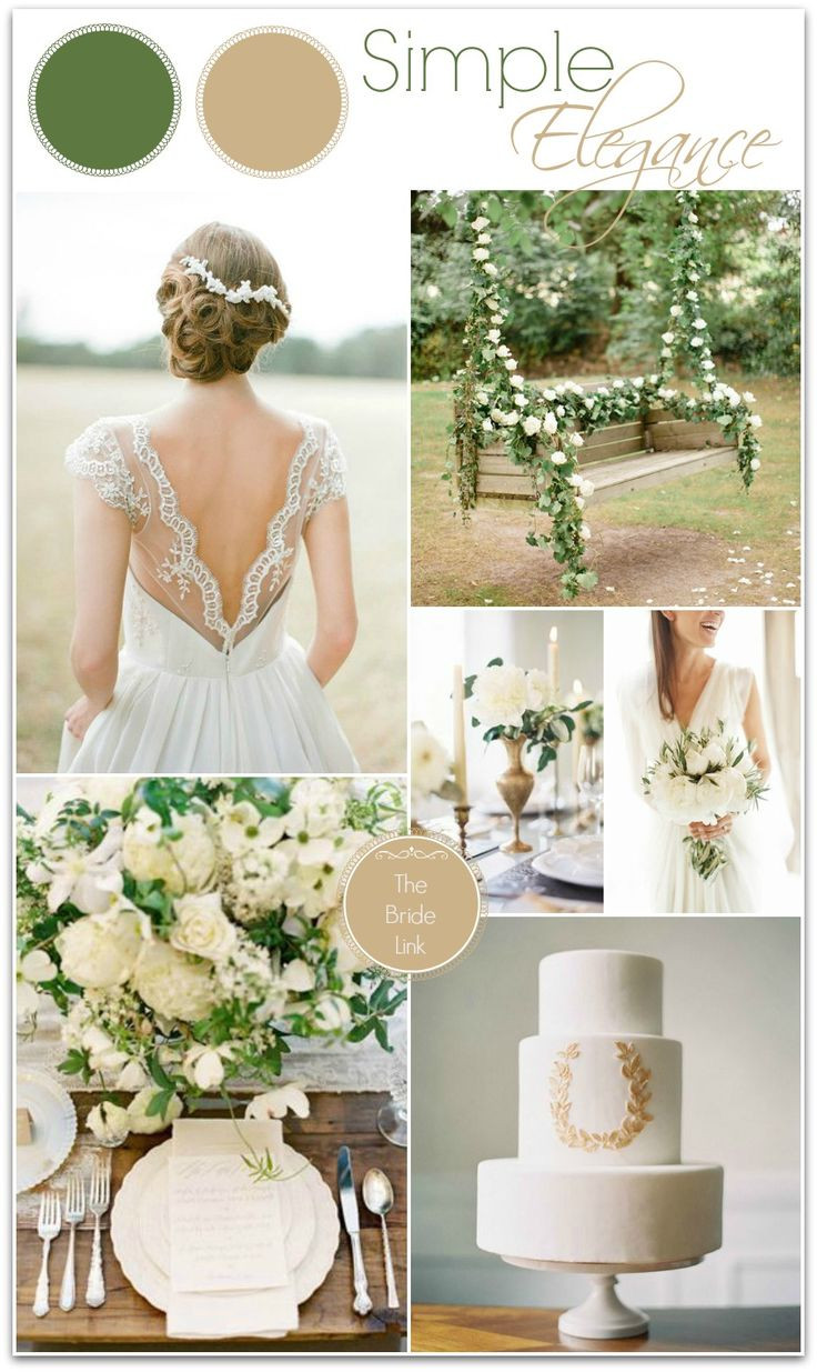 Wedding Colors Green
 Soft Neutral Wedding Color Ideas