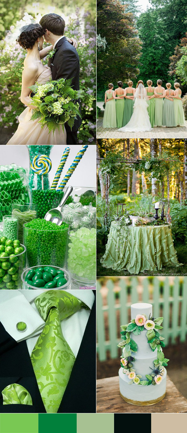 Wedding Colors Green
 Calgary wedding blog Top 10 Wedding Colors for Spring 2016