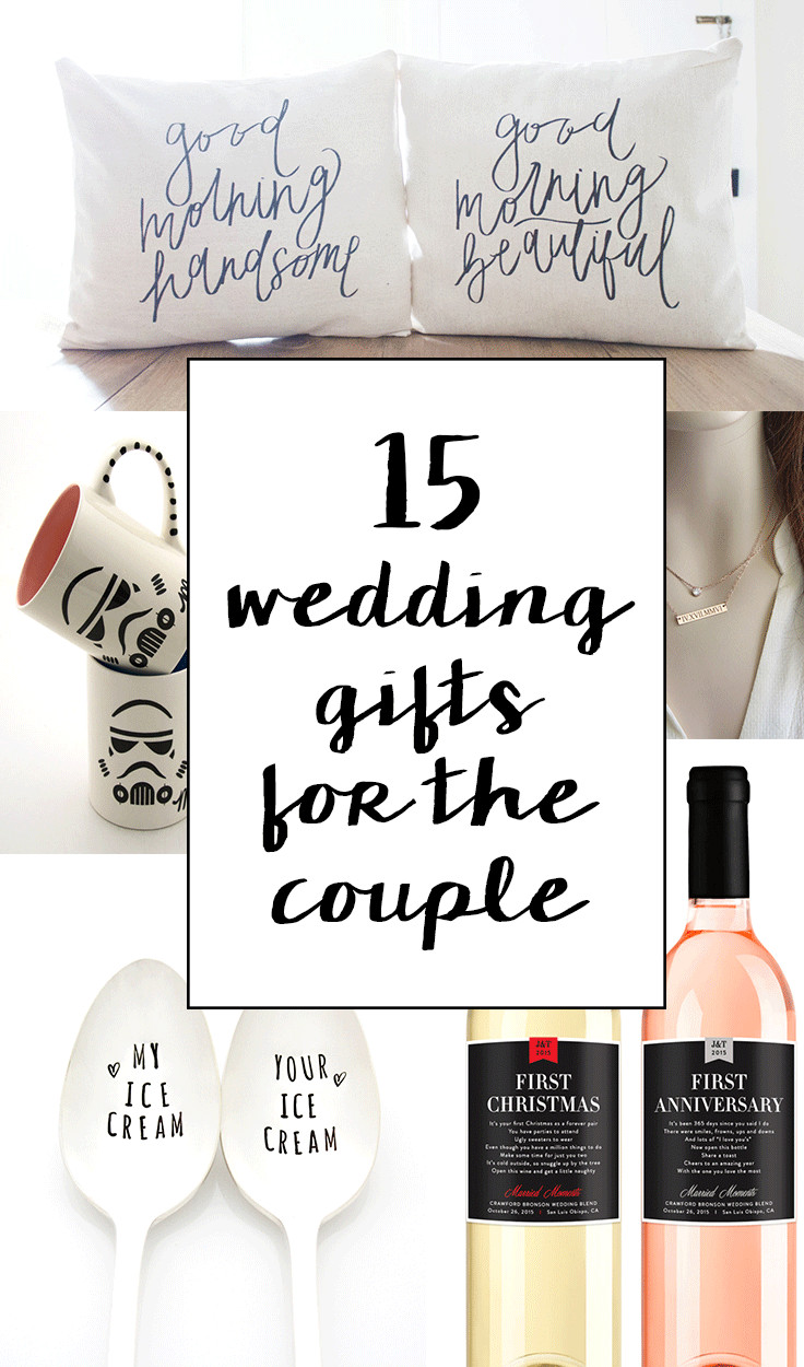 Wedding Gift Ideas For The Couple
 15 Sentimental Wedding Gifts for the Couple