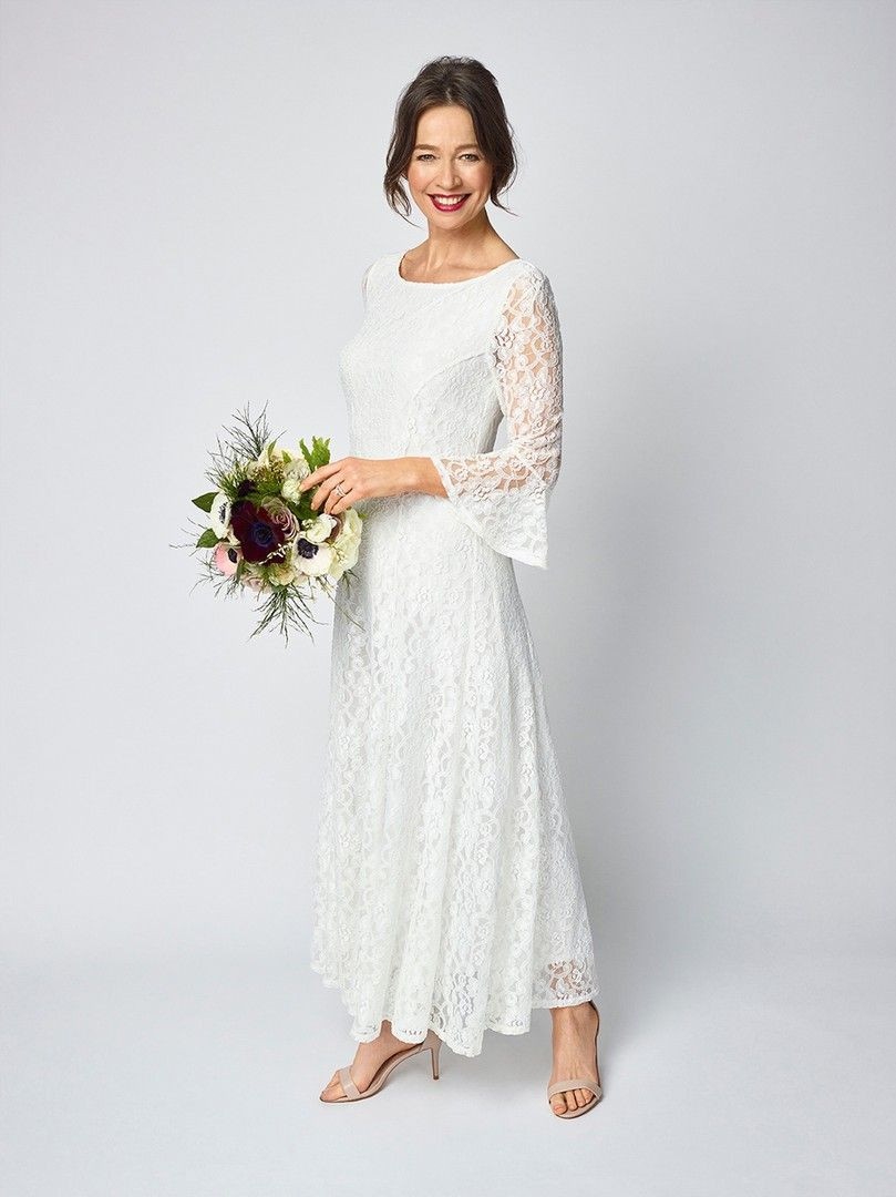 Wedding Gowns For Older Brides With Sleeves
 Pin on wedding ideas