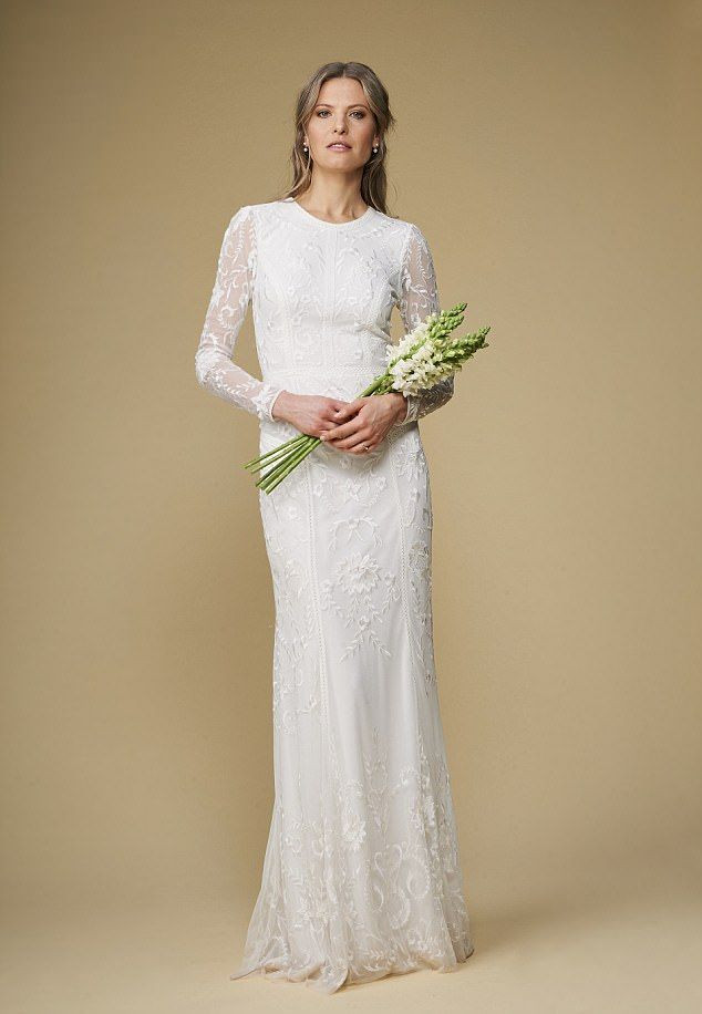 Wedding Gowns For Older Brides With Sleeves
 Elegant and affordable high street wedding dresses for