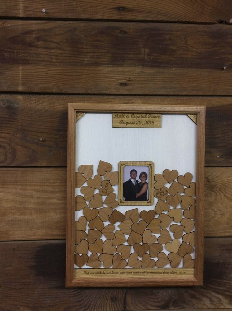 Wedding Guest Book Picture Frame
 16x20 Wedding Guest Book Alternative Personalized Drop