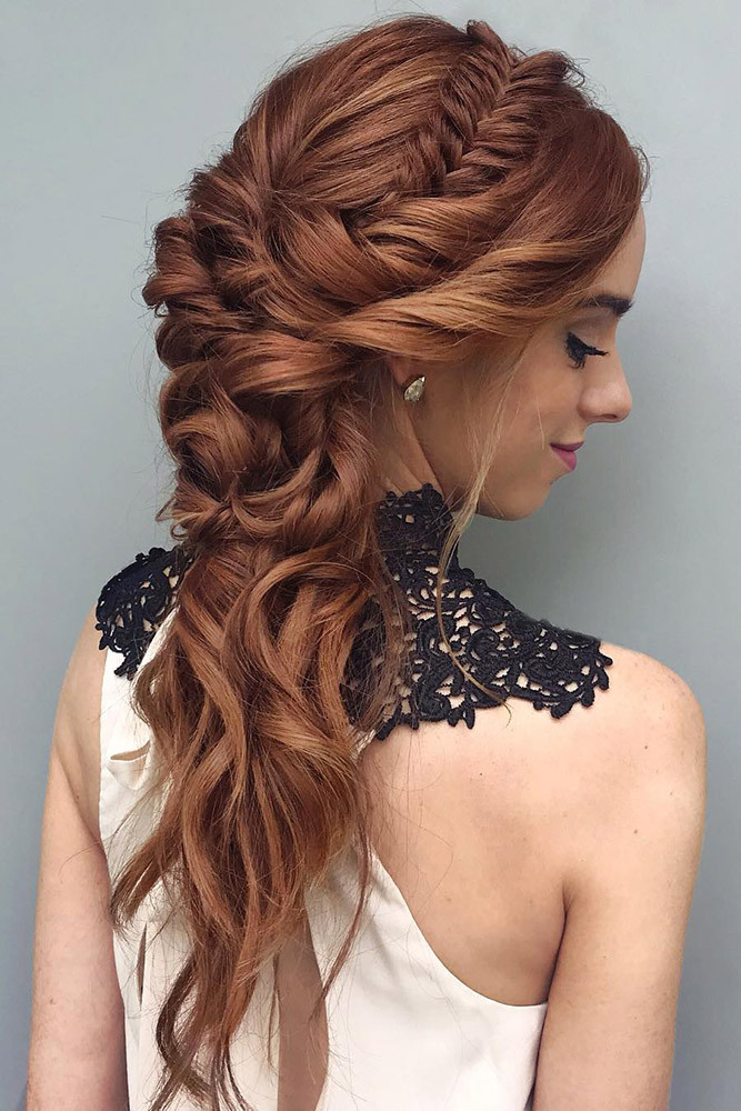 Wedding Hairstyle With Braid
 35 BRAIDED WEDDING HAIR IDEAS YOU WILL LOVE My Stylish Zoo