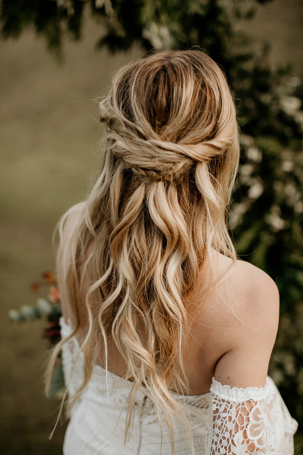 Wedding Hairstyles With Braids For Bridesmaids
 Beautiful Bridal Half Up Half Down Wedding Hair Inspiration