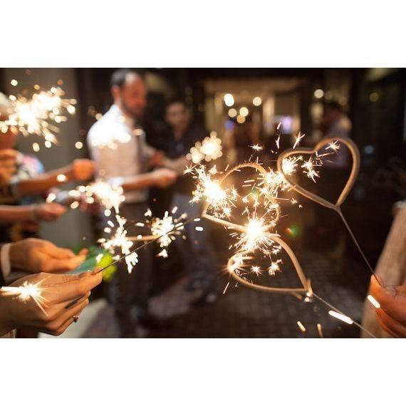 Wedding Heart Shaped Sparklers
 Heart Shaped Sparklers With images