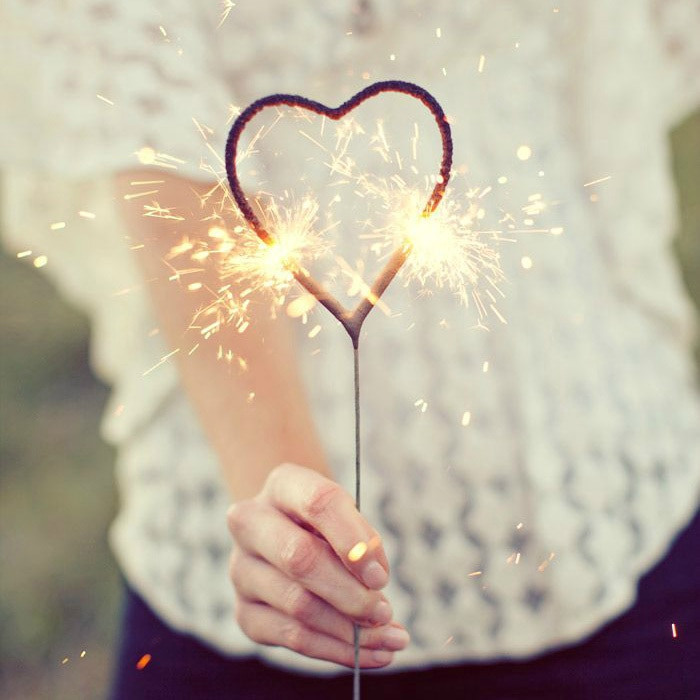 Wedding Heart Shaped Sparklers
 12" Heart Shaped Wedding Sparklers