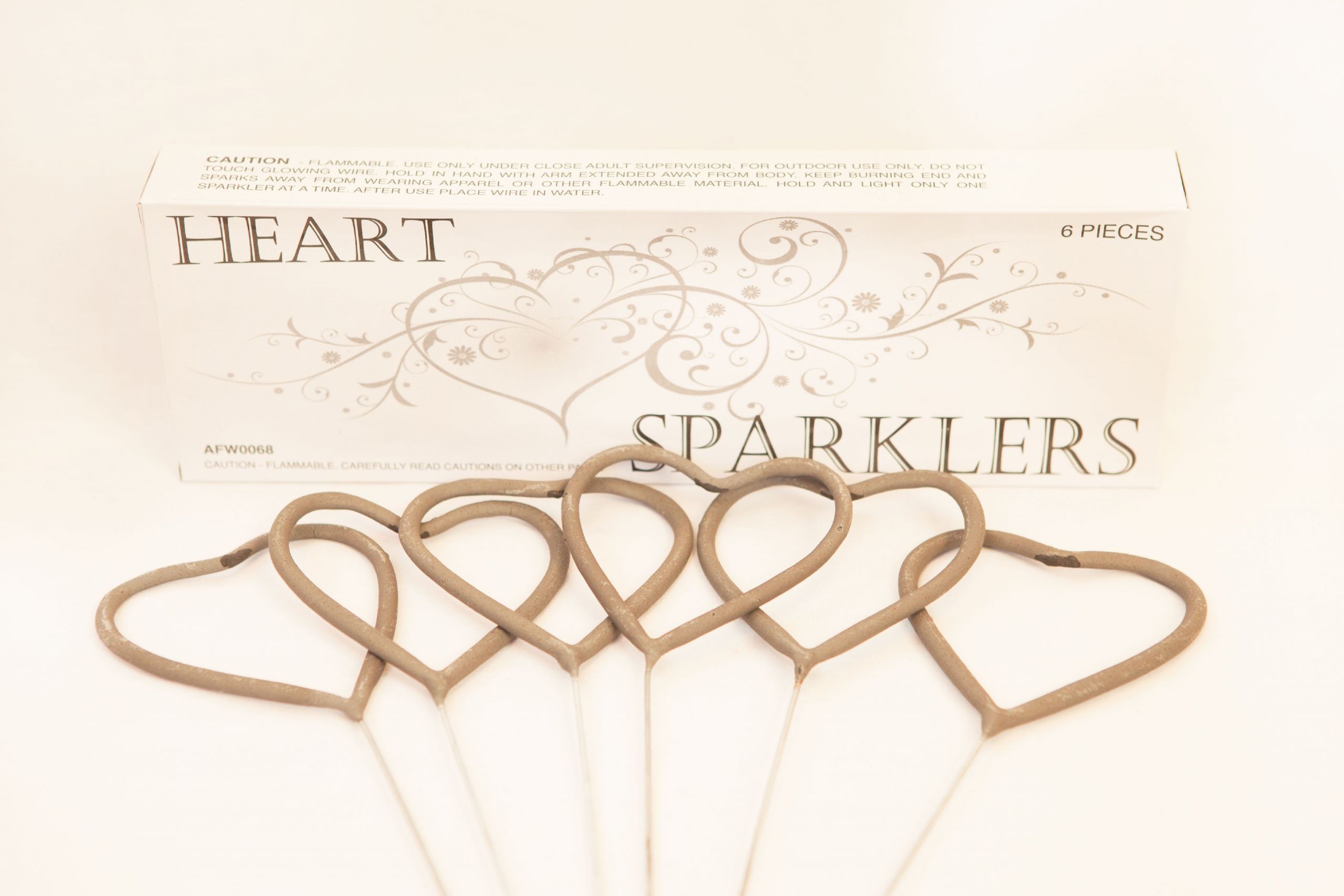 Wedding Heart Shaped Sparklers
 Heart Shaped Wedding Sparklers 24 Wedding Sparklers