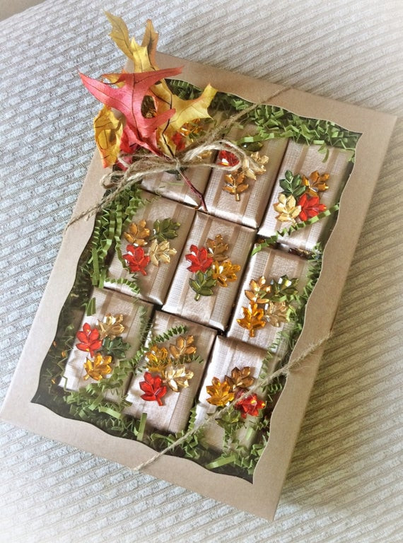 Wedding Hostess Gifts
 Hostess Gift Autumn Fall Chocolate for Wedding Favor Bridal