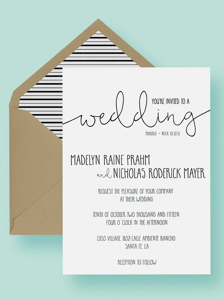 Wedding Invitation Templates Free
 16 Printable Wedding Invitation Templates You Can DIY