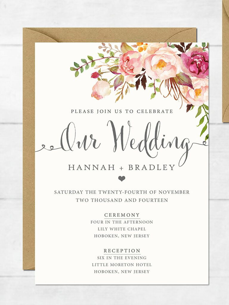 Wedding Invitation Templates Free
 Free Wedding Invitation Templates You ll Love