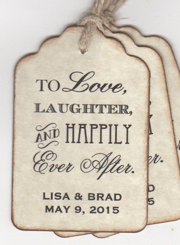 Wedding Labels For Favors
 Wedding Favor Label Ideas