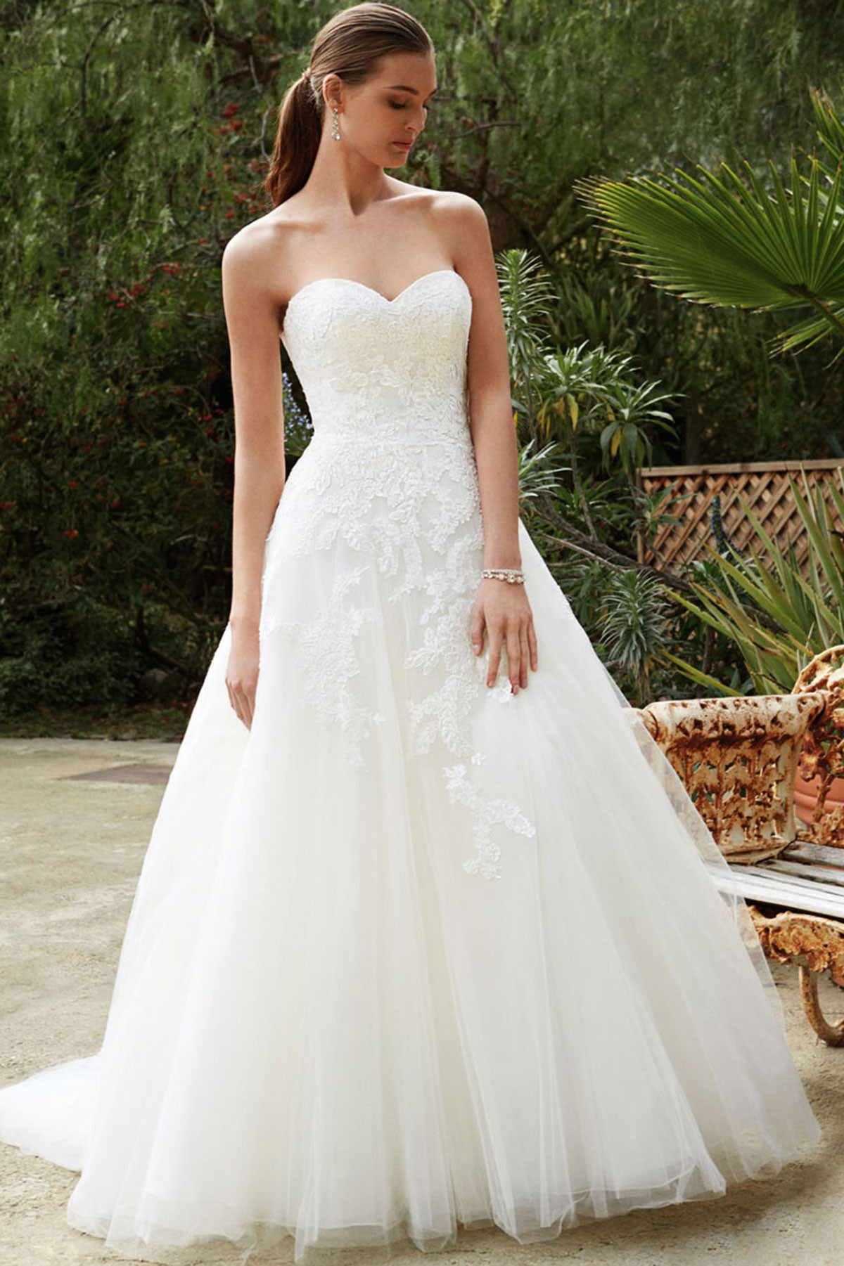 Wedding Look
 Enzoani A Line Wedding Dress