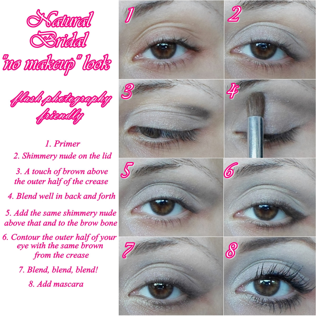 Wedding Makeup Tutorial
 Bridal natural “no makeup” step by step tutorial great