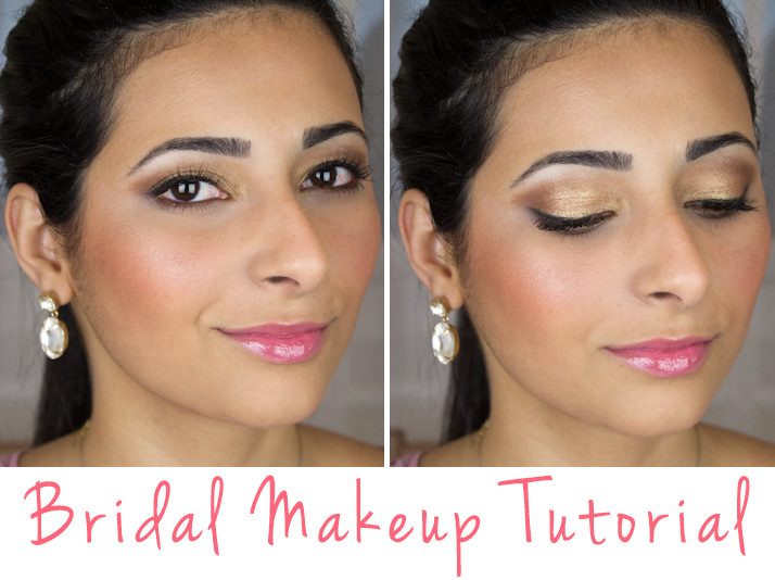 Wedding Makeup Tutorial
 Bridal Makeup Tutorial Brown and Gold Smokey Eye