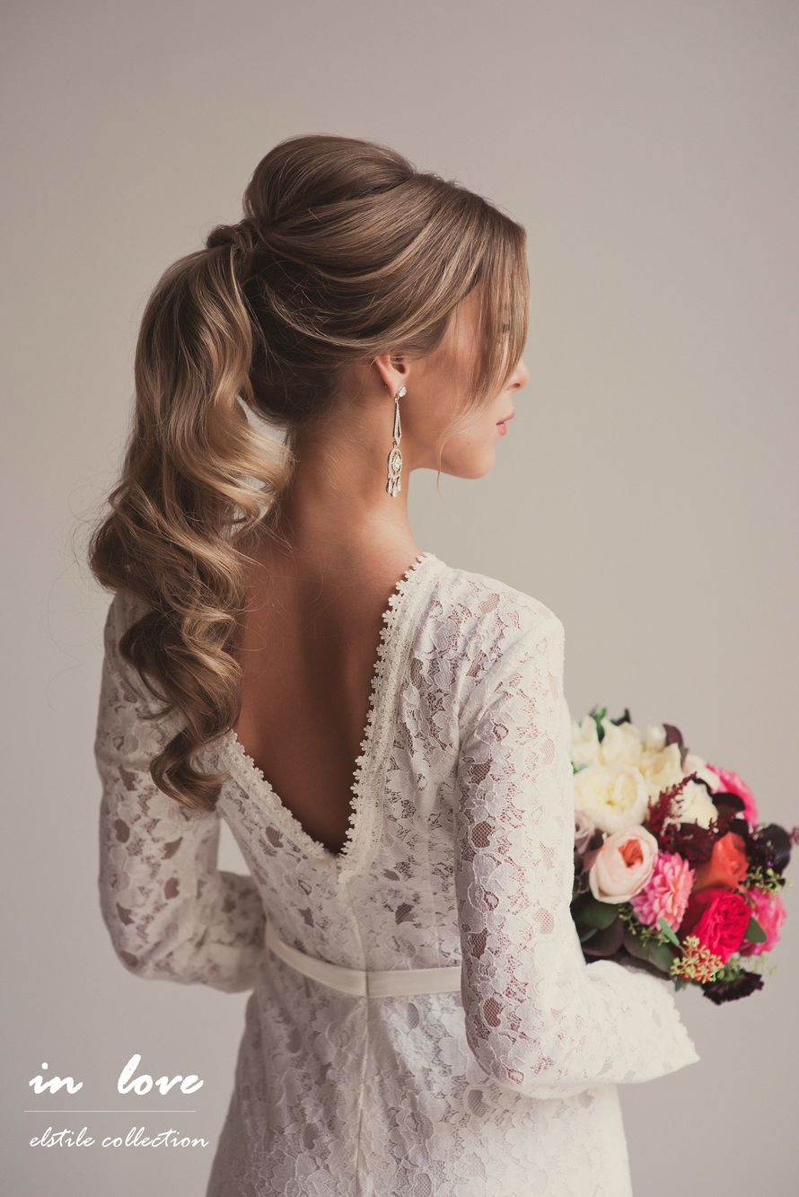 Wedding Ponytail Hairstyle
 31 Drop Dead Wedding Hairstyles for all Brides