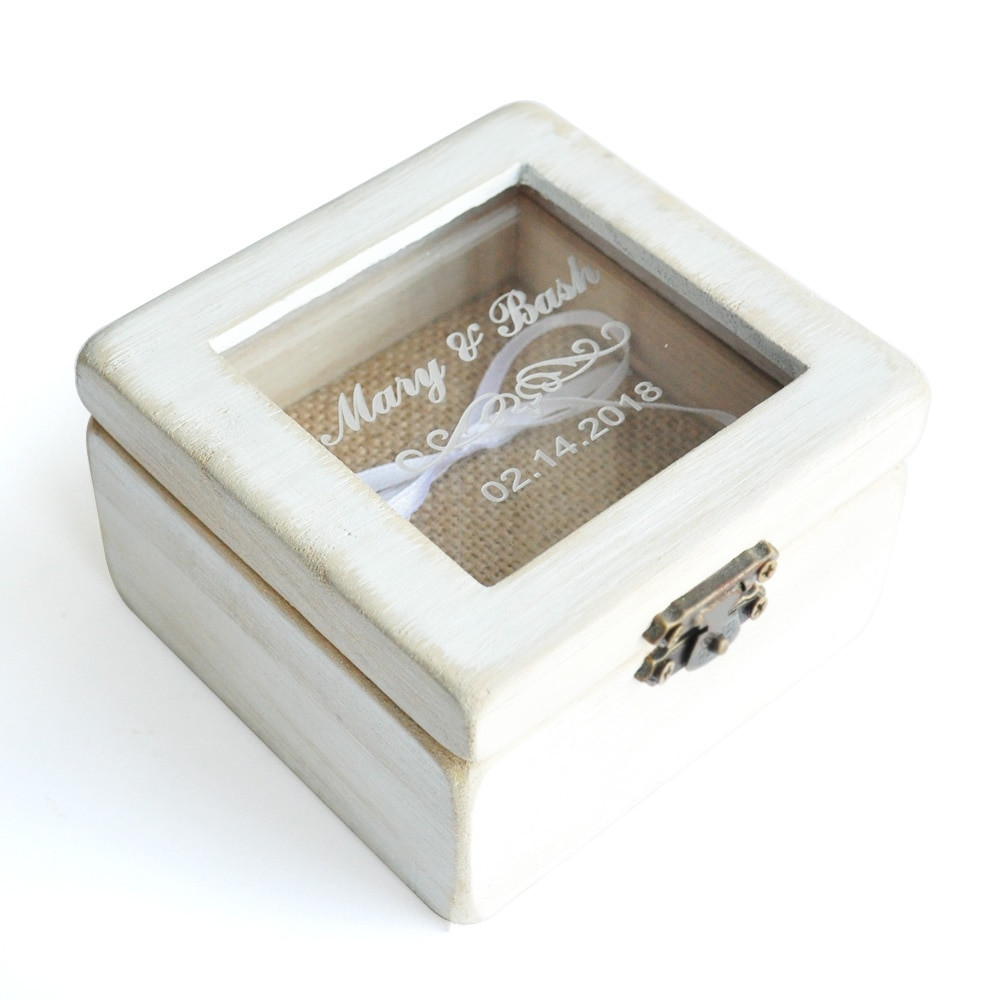 Wedding Ring Boxes
 Customized Wedding Ring Box Wedding Ring Box Rustic