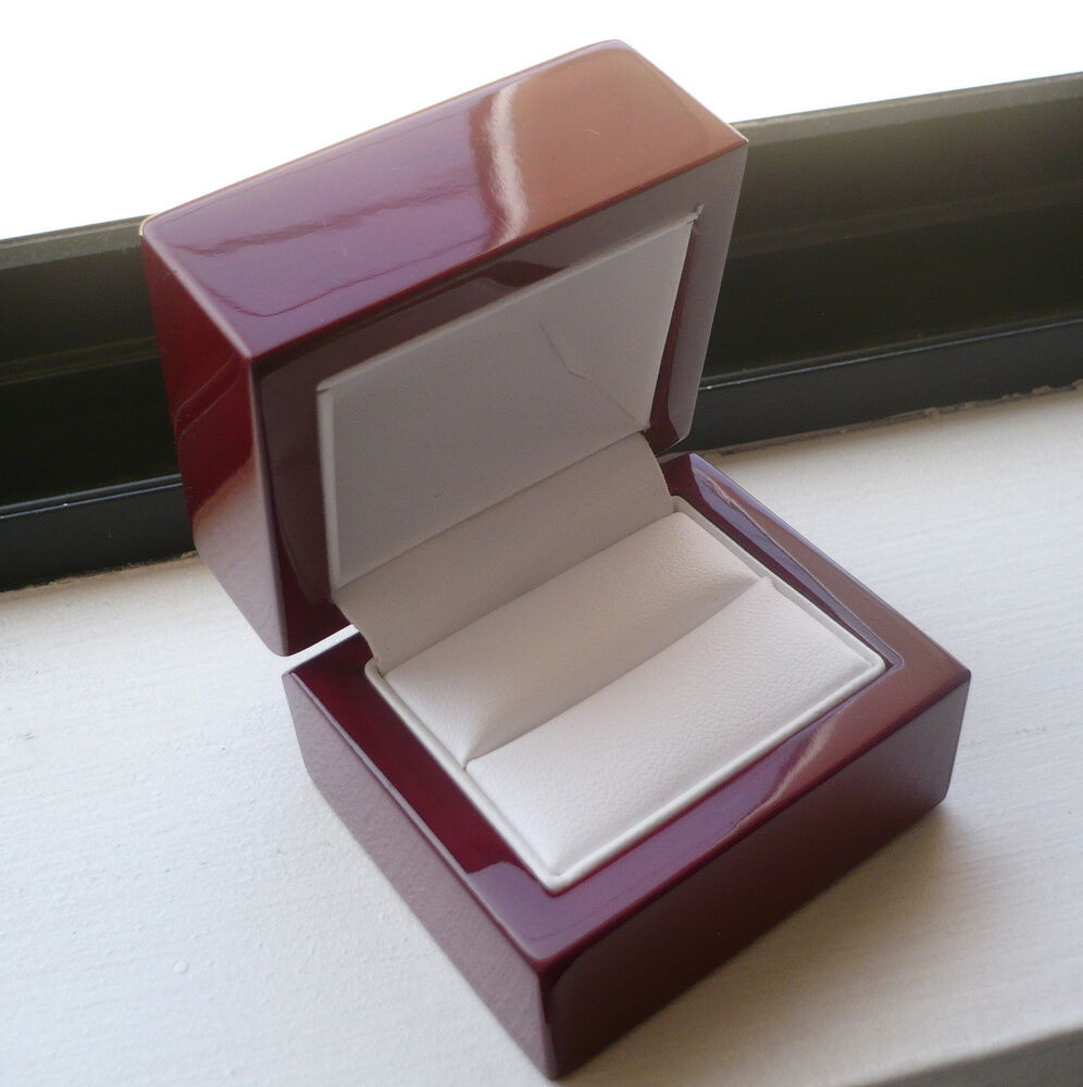 Wedding Ring Boxes
 WOMEN S MEN S CHERRY WOOD RING BOX for engagement or