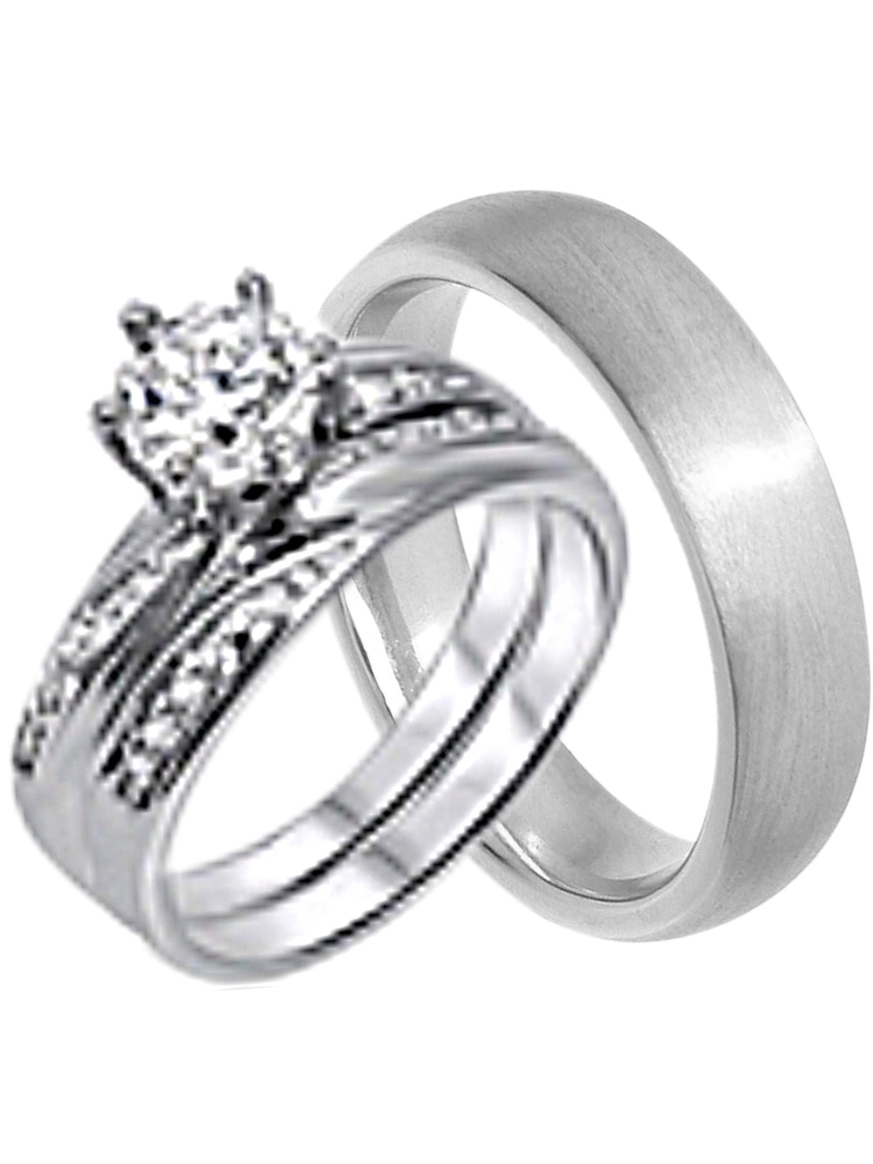 Wedding Ring For Him
 His and Hers Wedding Ring Set Cheap Wedding Bands for Him