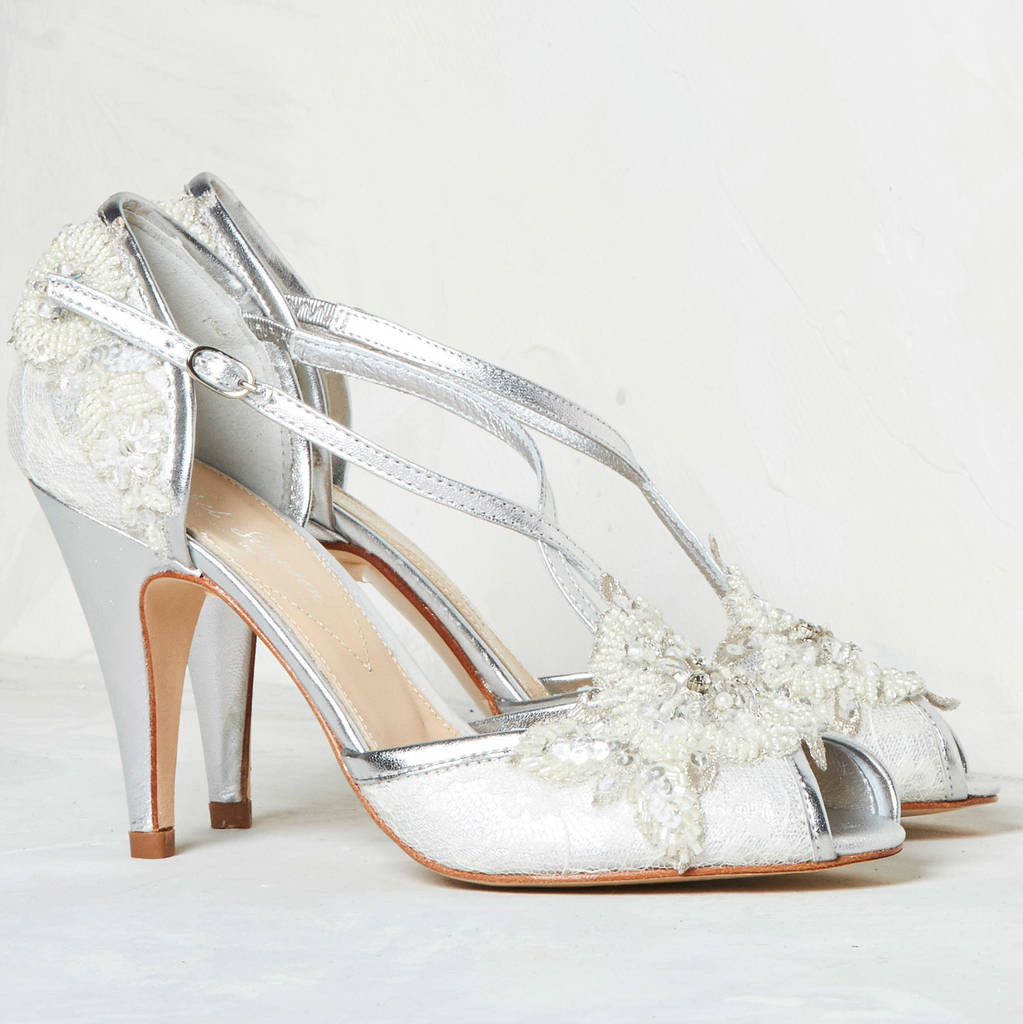 Wedding Shoes Bride
 wedding shoe charlotte in ivory lace by rachel simpson