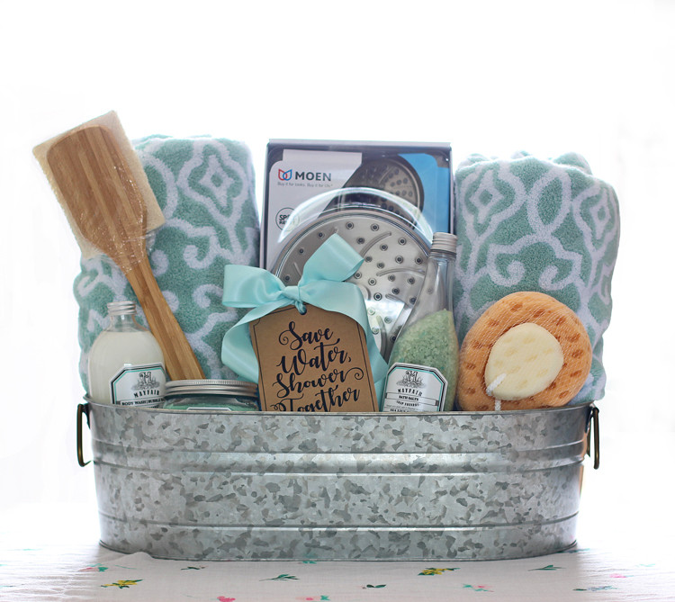 Wedding Shower Gift Baskets Ideas
 Shower Themed DIY Wedding Gift Basket Idea The Craft Patch