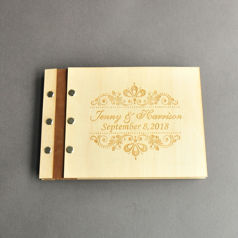 Wedding Signature Guest Book
 Wedding Guest book A4 Size with 50 Pages Personalized