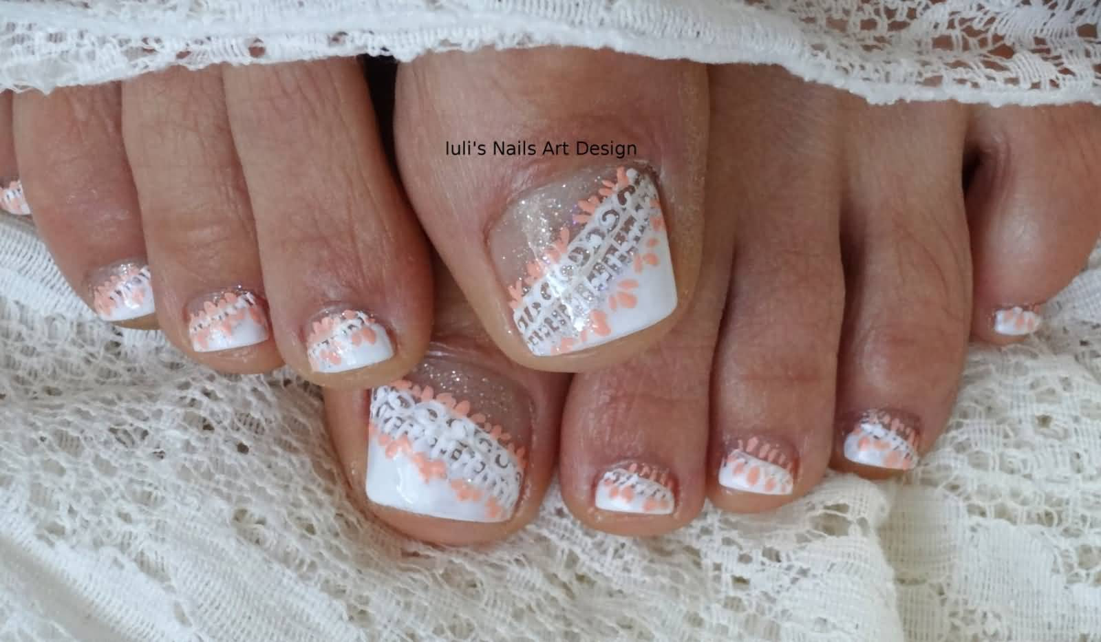 Wedding Toe Nails
 38 Latest Wedding Toe Nail Art Design Ideas