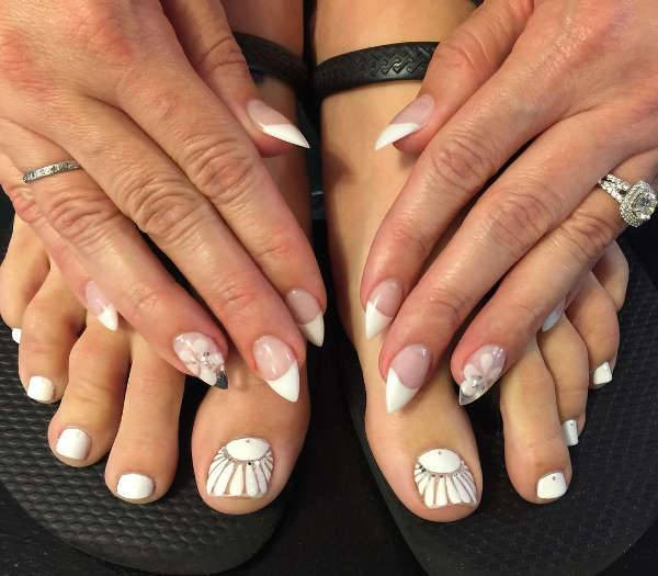 Wedding Toe Nails
 10 Wedding Nail Designs Ideas