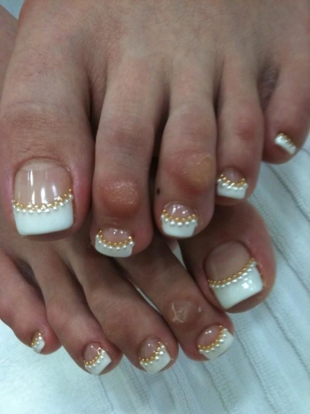 Wedding Toe Nails
 38 Latest Wedding Toe Nail Art Design Ideas