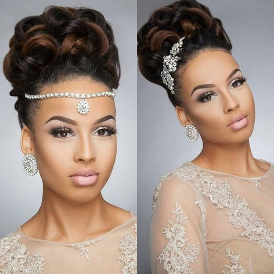 Wedding Updo For Black Hairstyles
 43 Black Wedding Hairstyles For Black Women Updo