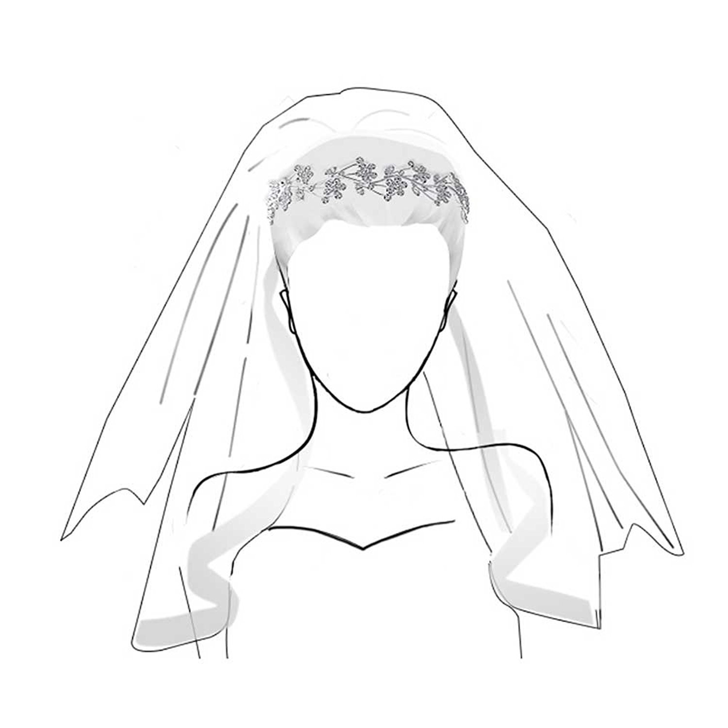 Wedding Veil Clipart
 Wedding Veil Drawing at GetDrawings