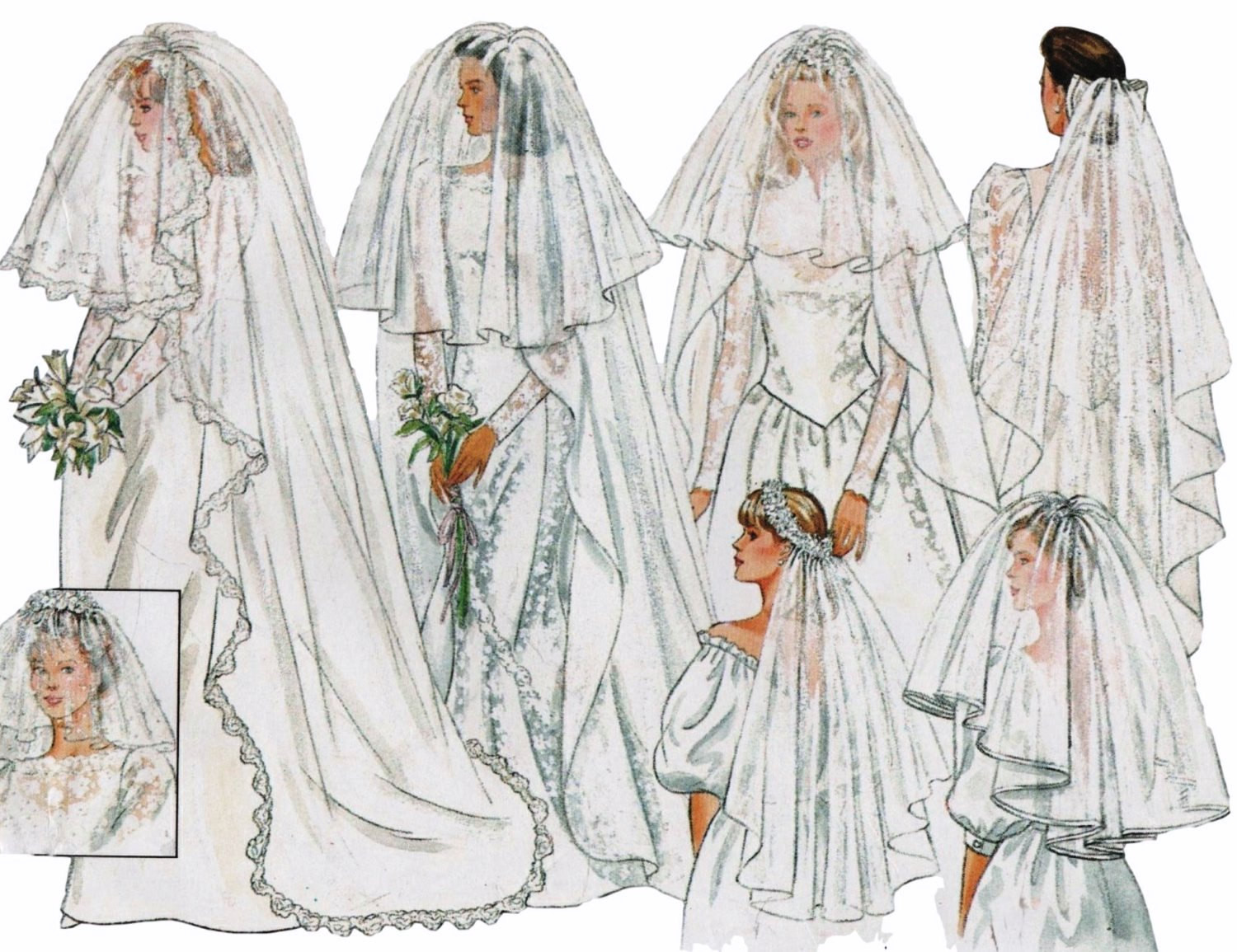 Wedding Veil Pattern
 Wedding Veil Pattern Bridal Veil DIY Wedding BUTTERICK 4649